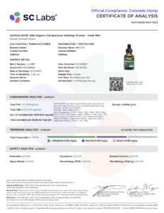 R_R_Full_Spectrum_5000mg_Fresh_Mint_Lot_8801