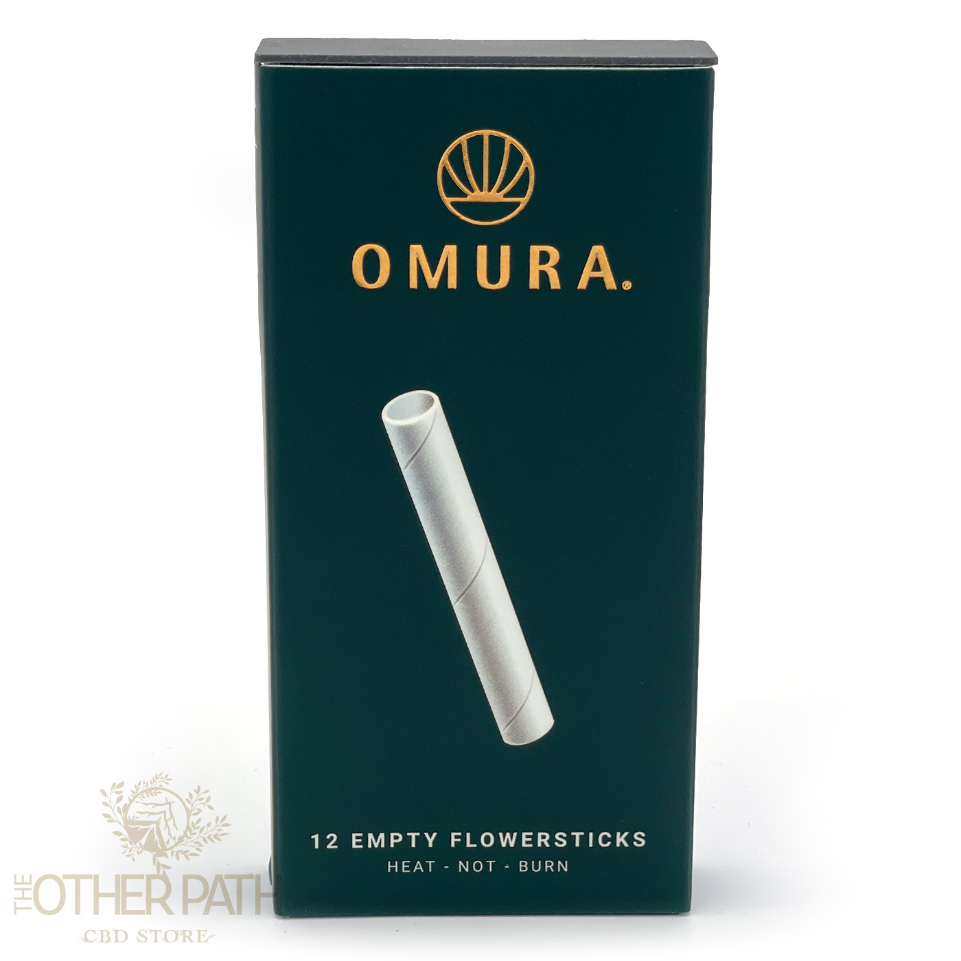 Box of Omura brand 12 empty flowersticks designed for heat-not-burn use.