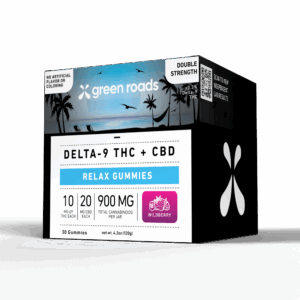 CBD + THC Relax Gummies – Double Strength
