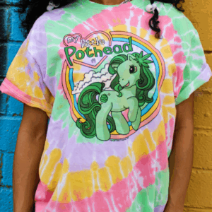 Stoney Pony Tie Dye T-Shirt - "Ribbon Candy" - Medium