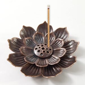 Brass Lotus Incense Holder