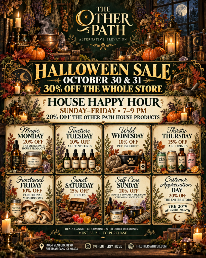 Candlelit Halloween Apothecary Deals Poster